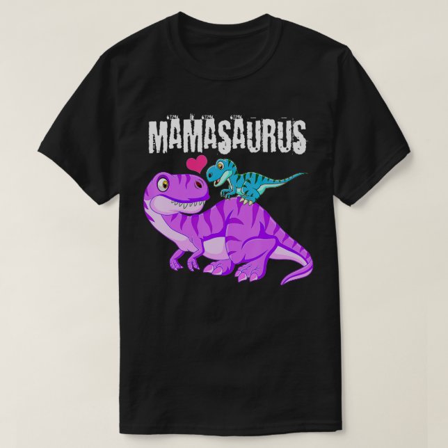 T-shirt Mamasaurus Dinosaur t Rex Fête des mères pour un c (Design devant)