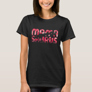 T-shirt Mamasaurus Dinosaure Squelette Amour Coeur Mama Sa