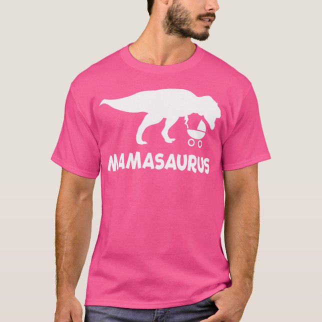 T-shirt Mamasaurus Funny Maman T-Rex Shirt Don (Dinosaur S (Devant)