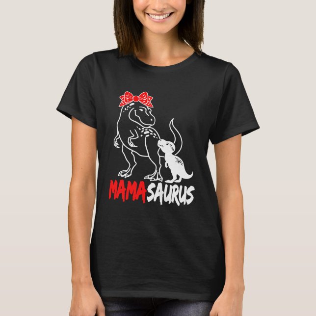 T-shirt Mamasaurus Mama Rex Dinosaur Mother s Day (Devant)