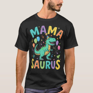T-shirt Mamasaurus Maman Maman T-Rex Dinosaur Anniversaire