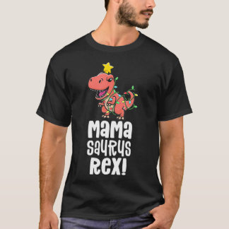 T-shirt Mamasaurus Re Maman Correspondant Dino Famille Din