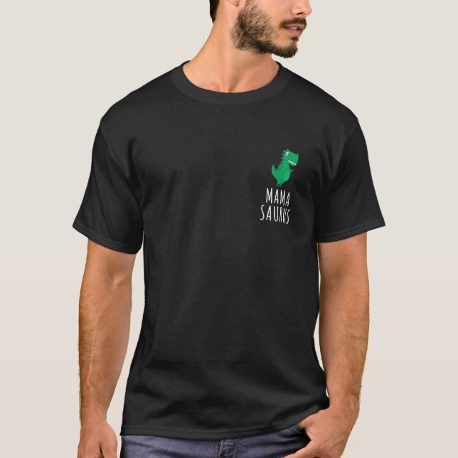 T-shirt Mamasaurus Rex Dino mère mère maman Fête (Devant)