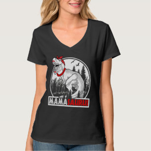 T-shirt Mamasaurus Rex Dinosaur Mama Saurus Famille Matchi