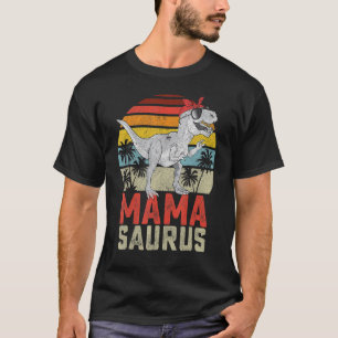 T-shirt Mamasaurus Rex Dinosaur Mama Saurus Family Matchin