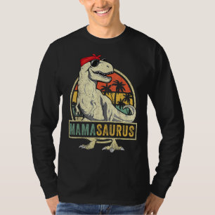 T-shirt Mamasaurus Rex Dinosaur Mama Saurus Family Matchin