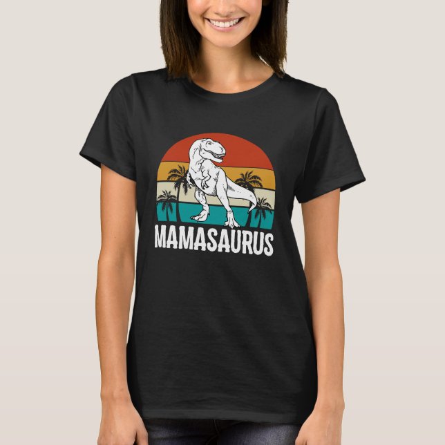 T-shirt Mamasaurus Rex Dinosaur Mama Saurus Mothers Day Wo (Devant)