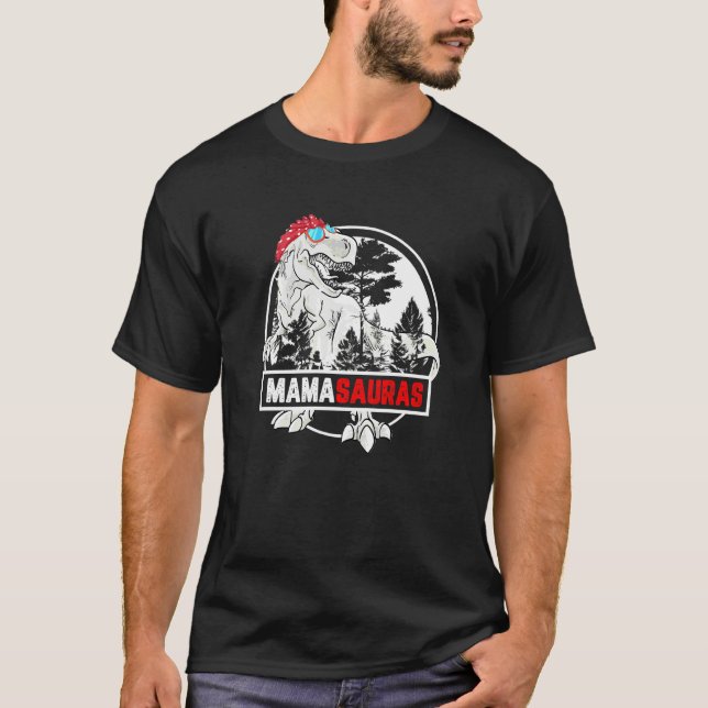 T-shirt Mamasaurus Rex Maman Saurus Dinosaure Mère (Devant)
