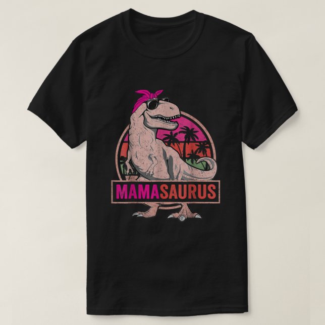 T-shirt Mamasaurus T rex Dinosaur Amusant Mama Saurus (Design devant)