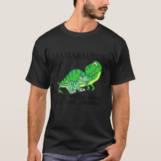 T-shirt Mamasaurus T Rex Dinosaur Mama Saurus Family Match