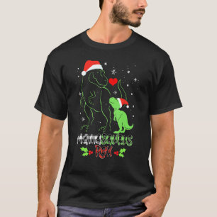 T-shirt Mamasaurus T Rex Dinosaur Mama Saurus Team Père No