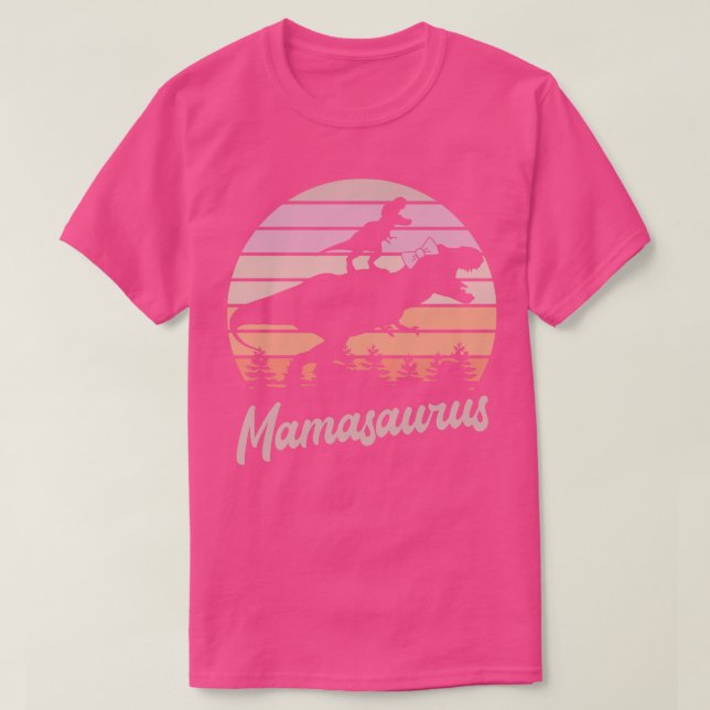 T-shirt Mamasaurus TRex Dinosaur (Design devant)