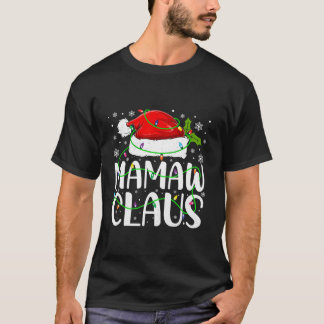 T-shirt Mamaw Claus Père Noël Funny Christmas Pyjama Match