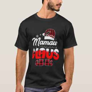 T-shirt Mamaw Claus Père Noël Pyjama familial correspondan