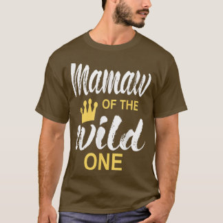 T-shirt Mamaw de l'unique fille sauvageonne, famille assor