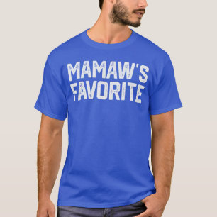 T-shirt MamawS préféré drôle grand-parent petit-enfant Vin