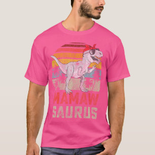 T-shirt Mamawsaurus T Rex Dinosaure Mamaw Saurus Famille T