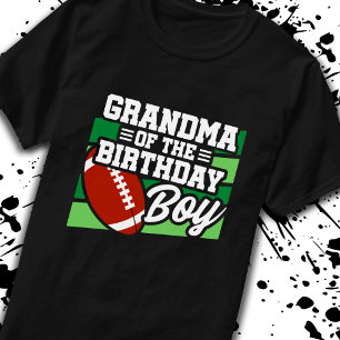 T-shirt Mamie d'anniversaire Garçons Football Grand-mère