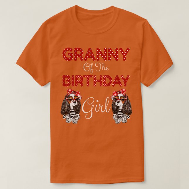 T-shirt Mamie De La Fille Anniversaire (Design devant)