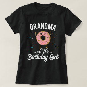 T-shirt Mamie de la fille d'anniversaire Funny Donut