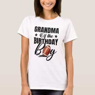 T-shirt Mamie De L'Anniversaire Garçon Football 1er Annive