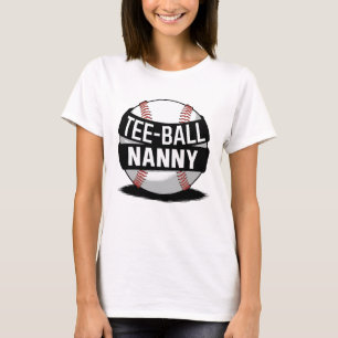 T-shirt Mamie de Tee-Ball Funny Teeball Grand-mère