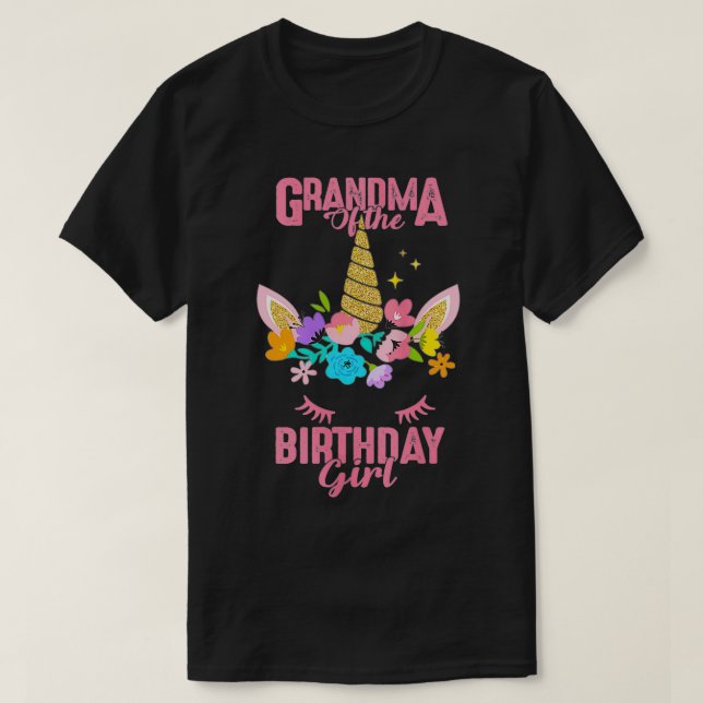 T-shirt Mamie des femmes de l'Anniversaire Cadeau fille Un (Design devant)