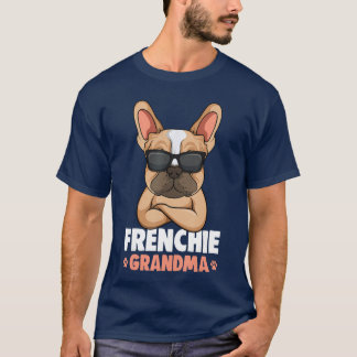 T-shirt Mamie Frenchie Chien Bouledogue Français Femmes dr