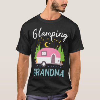 T-shirt Mamie glamour campeuse en camping-car