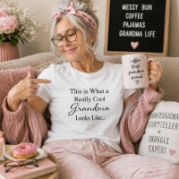 Mamie Vraiment Cool Personnalisée Ressemble à Nom
