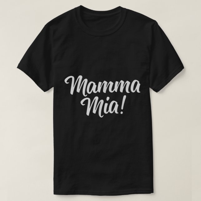 T-shirt Mamma Mia mite Italien (Design devant)