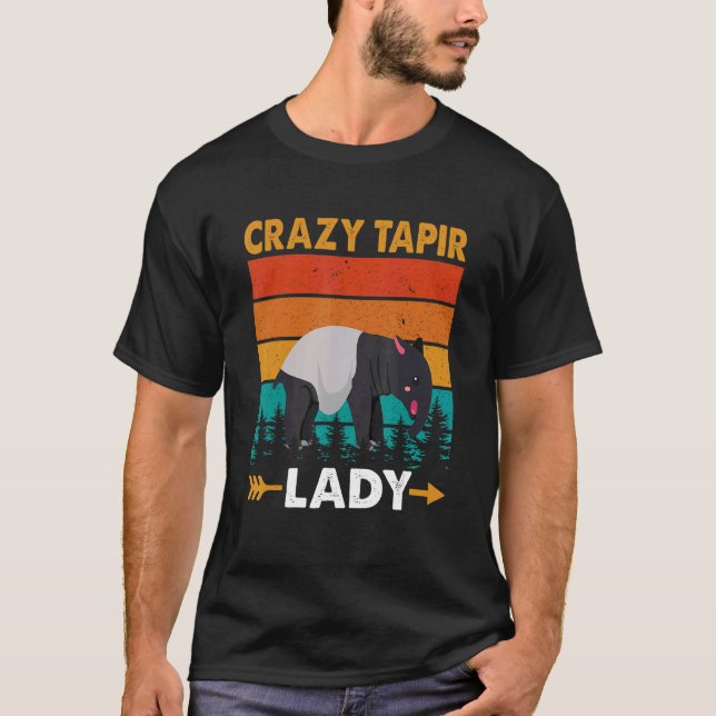 T-shirt Mammifère De Lady Tapir D'Amérique Du Sud Faune (Devant)