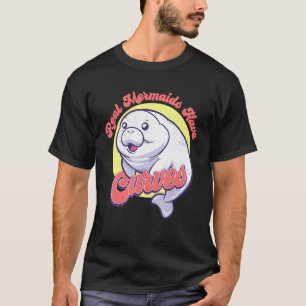 T-shirt Mammifère Manatée De La Vache De Mer Mignonne De V