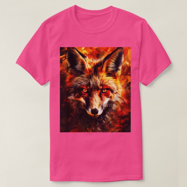 T-shirt Mammifères mystérieux du renard (Design devant)