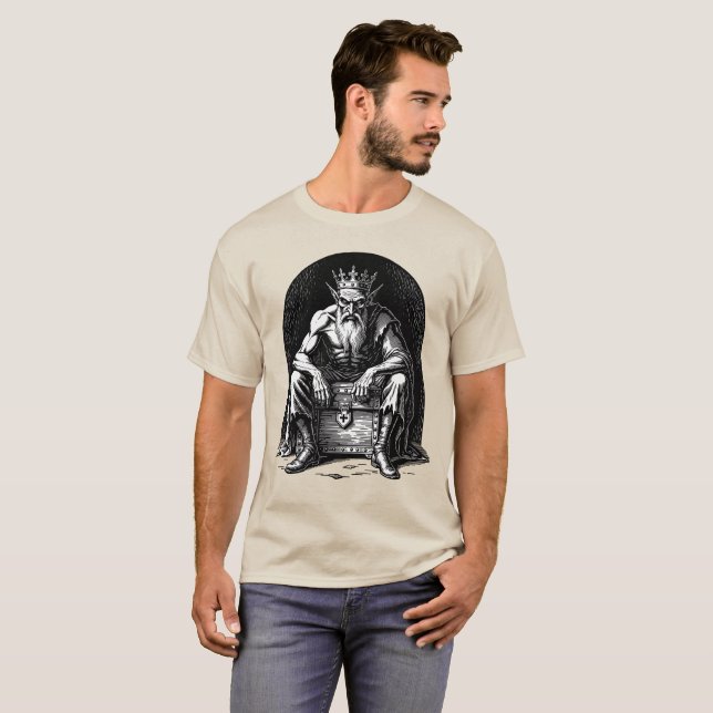 T-shirt Mammon couronné de contradictions (Devant entier)