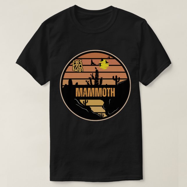 T-shirt Mammoth, Arizona (Design devant)