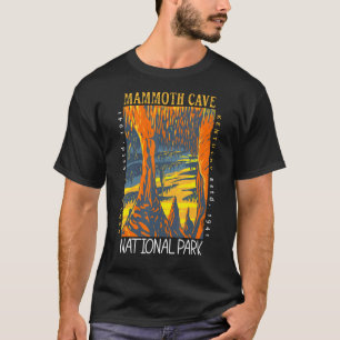 T-shirt Mammoth Cave National Park Kentucky Distressed Vin
