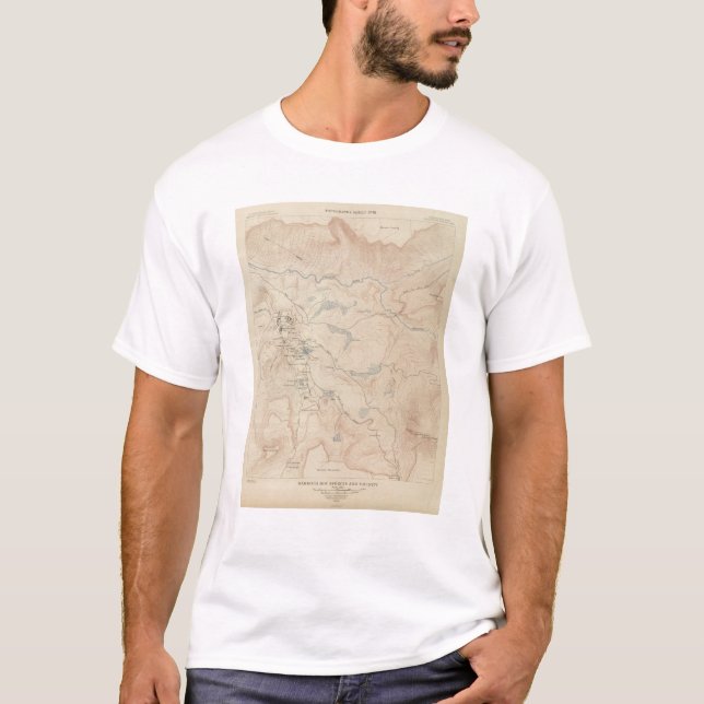 T-shirt Mammoth Hot Springs et proximité 2 (Devant)