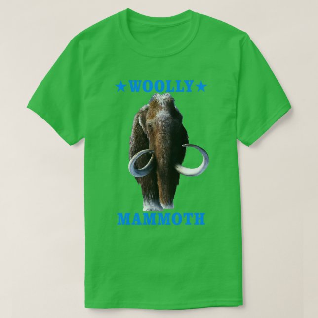 T-shirt Mammoth laine 1 (Design devant)