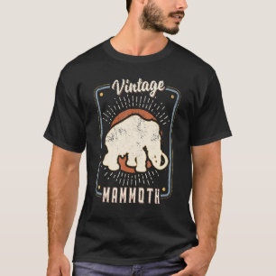T-shirt Mammothe laine Vintage rétro classique amour anima