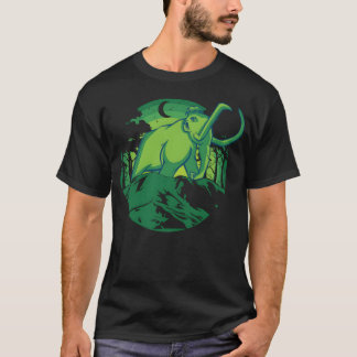 T-shirt Mammouth Animal Préhistorique rétro