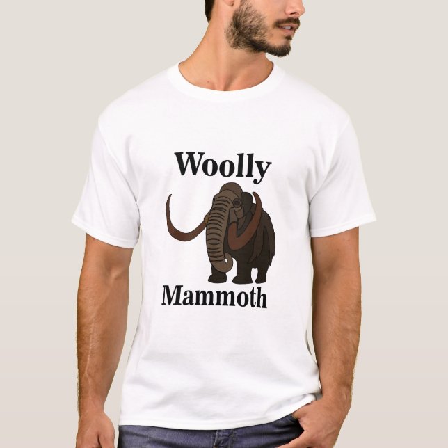 T-shirt Mammouth laineux  (Devant)