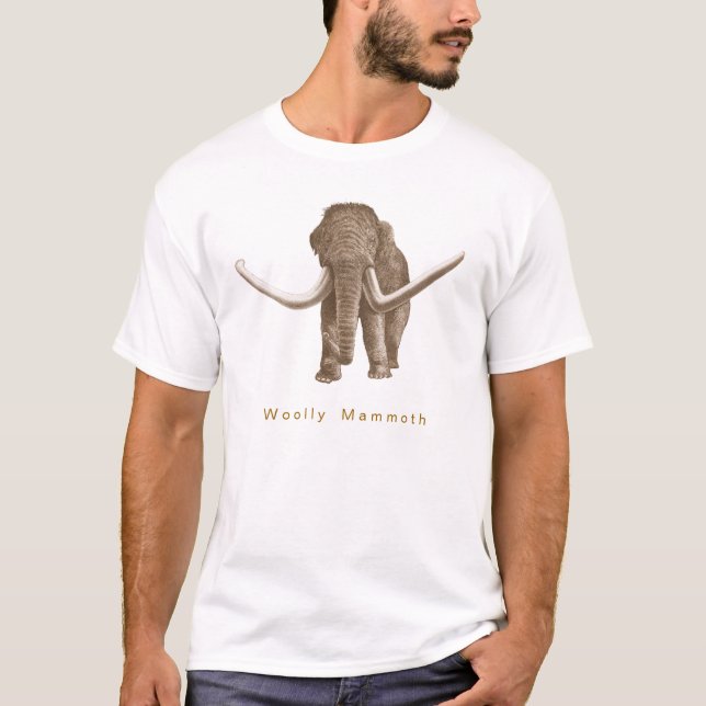 T-shirt mammouth laineux (Devant)