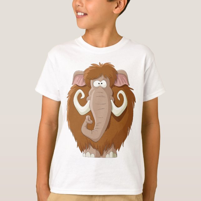 T-Shirt Mammouth pour garçons (Devant)