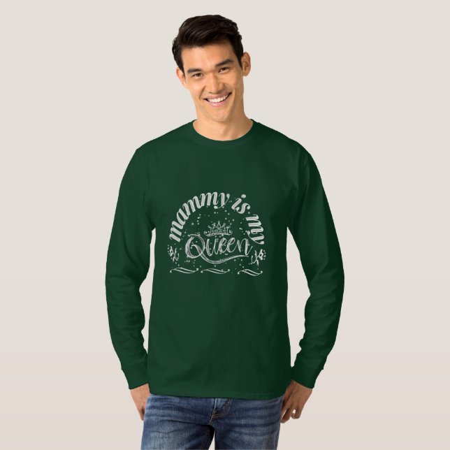 T-shirt Mammy est ma reine (Devant entier)