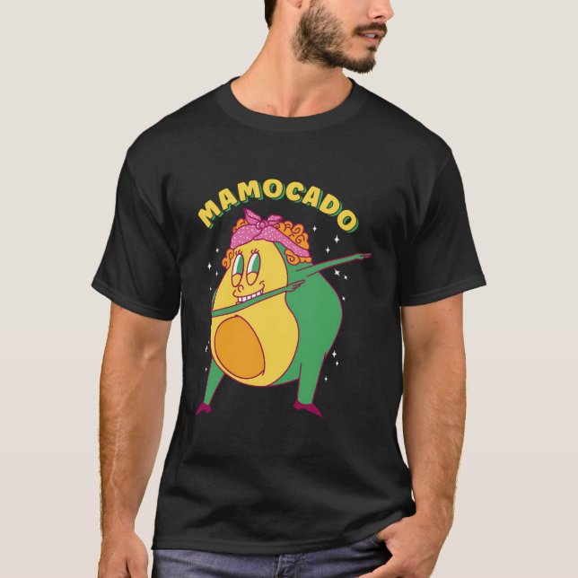 T-shirt Mamocado Nacho Problème Parti Mexicain Avocado Mam (Devant)