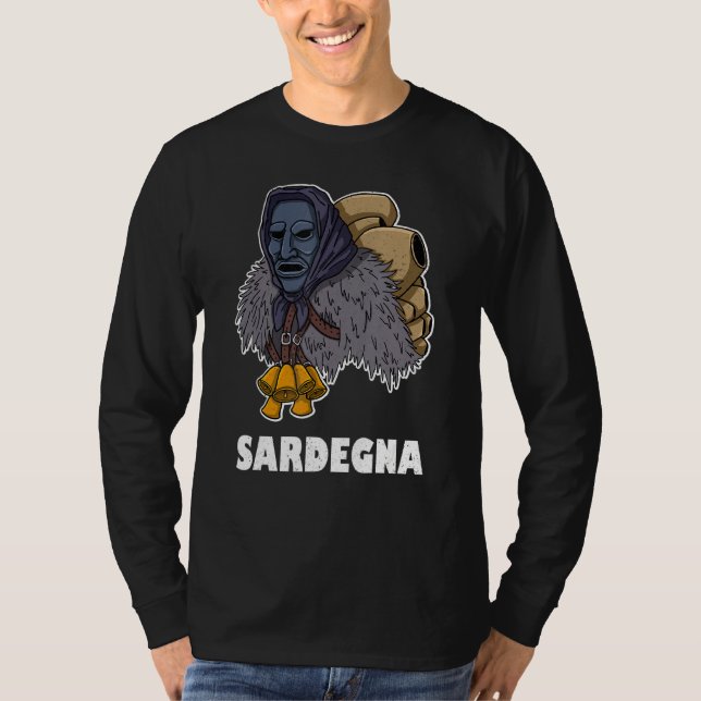 T-shirt Mamuthones Issohadores Sardaigne Sardaigne Italie  (Devant)