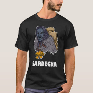 T-shirt Mamuthones Issohadores Sardaigne Sardaigne Italie