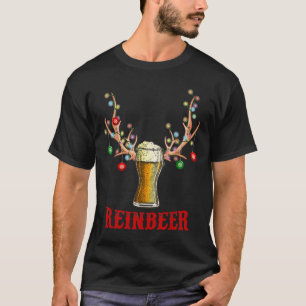 T-shirt Man Cave Reinbeer Cadeau De Noël Pour Les Amateurs