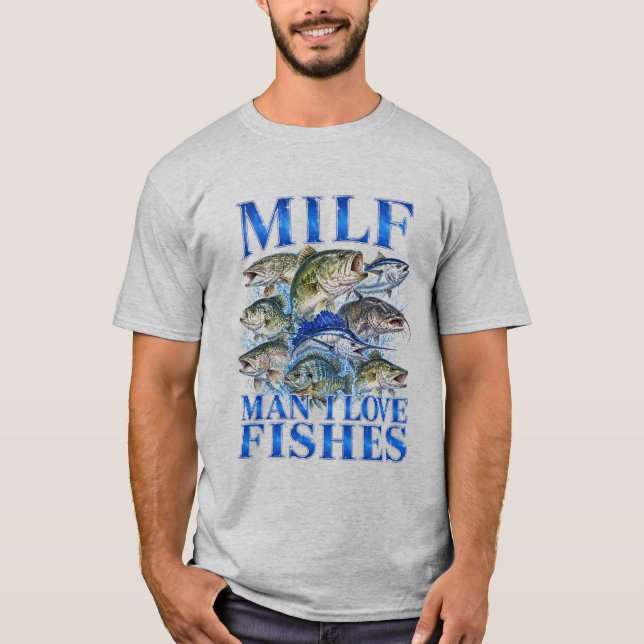 T-shirt Man I Love Fishes (Devant)